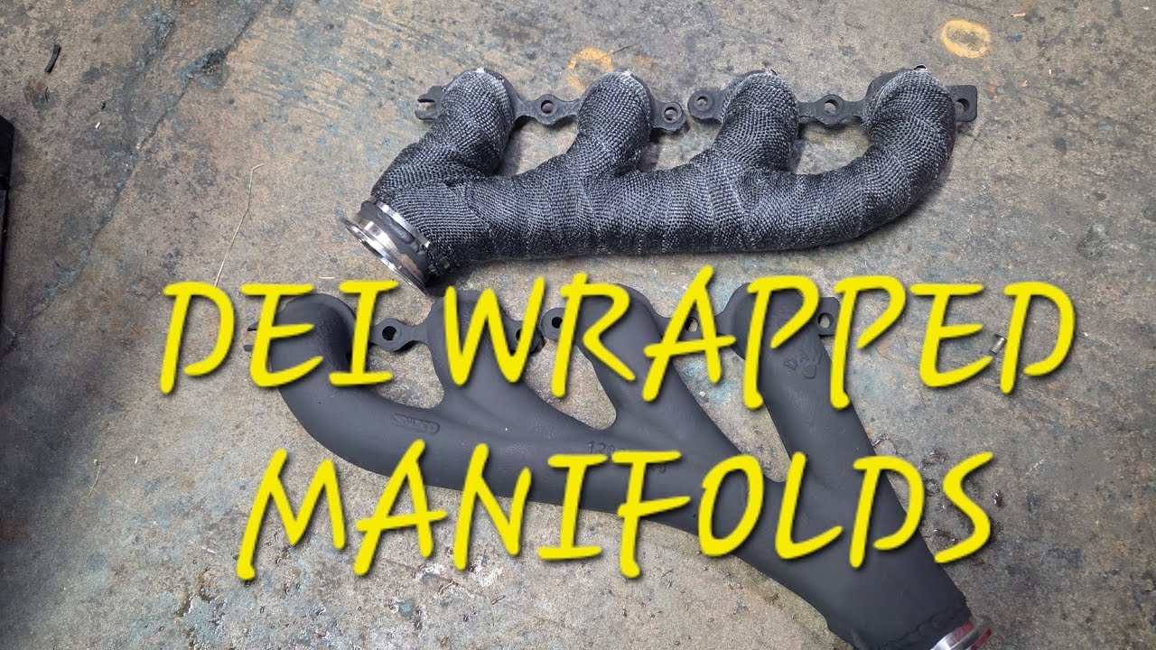 DEI EXHAUST WRAP KIT: MANIFOLDS WRAPPED FOR MY RX7 