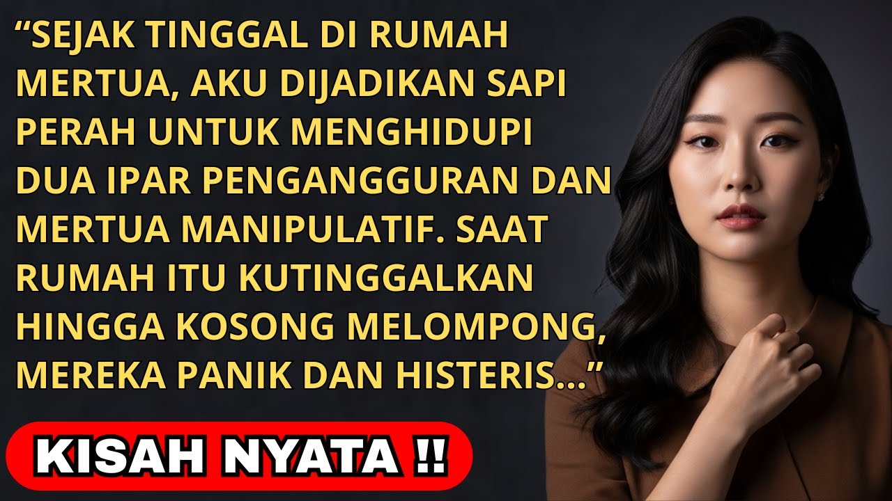 AKU DIJADIKAN SAPI PERAH DAN BABU MEREKA MENGHIDUPI 2 IPAR PENGANGGURAN.KUBUAT MEREKA PANIK HISTERIS