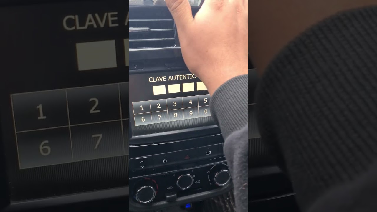 Desbloqueo de radio Renault Kwid