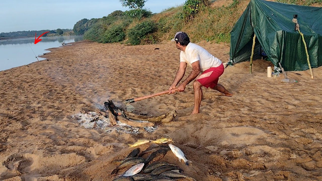 ACAMPAMENTO SOLO NO RIO DA CASA VELHA ASSOMBRADA.