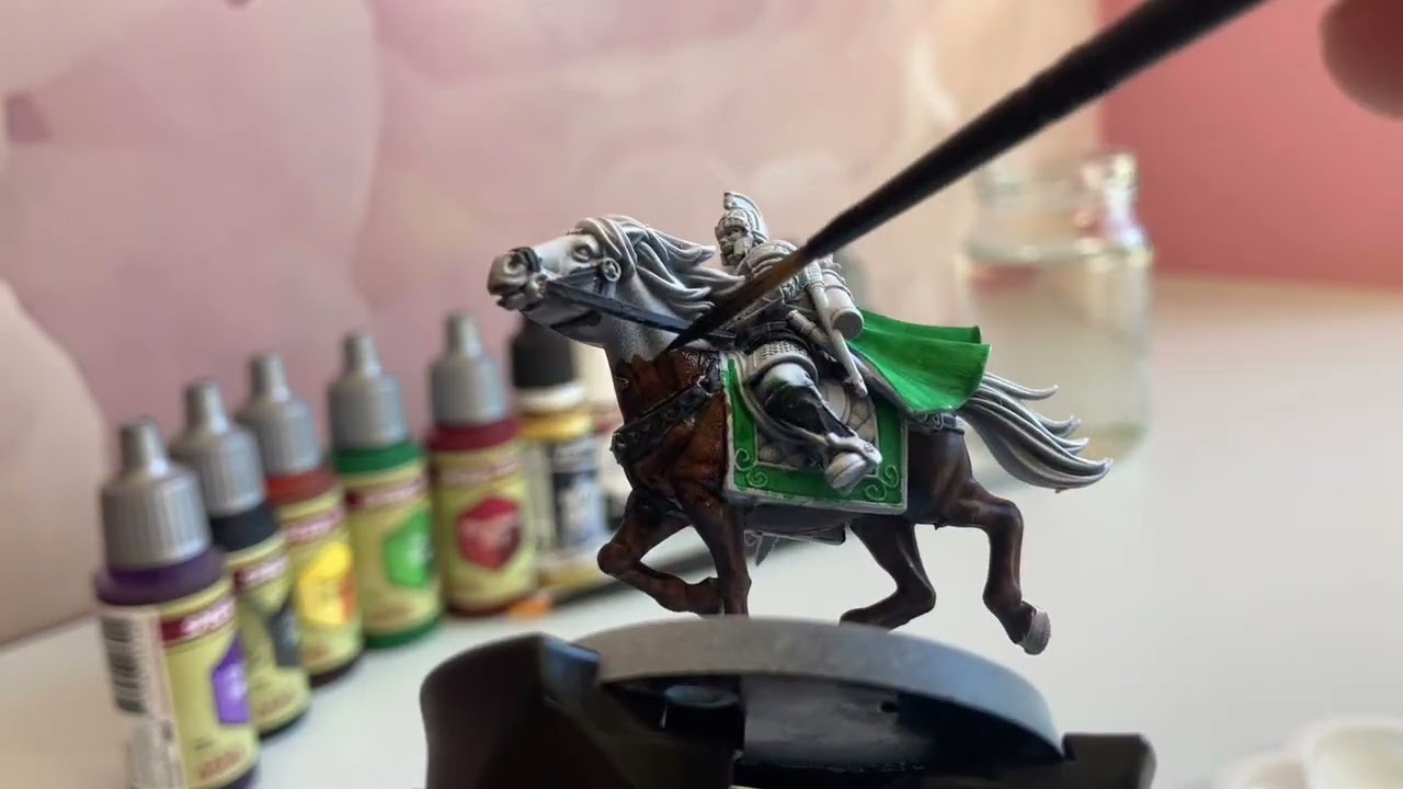Maluję figurę Hama Książę Rohanu! Middle Earth Strategy Battle Game!☺️