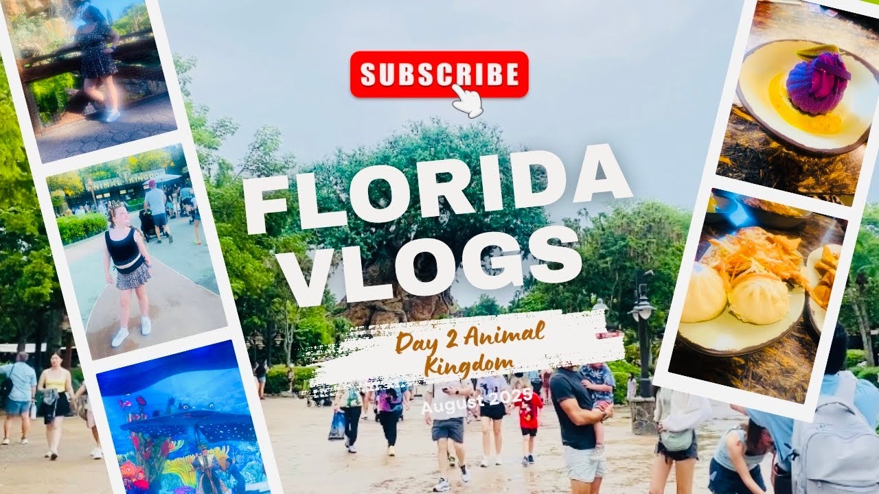 WALT DISNEY WORLD!Day 2:Animal Kingdom | Flight of Passage | MEETING the Hackett Family| August 2025