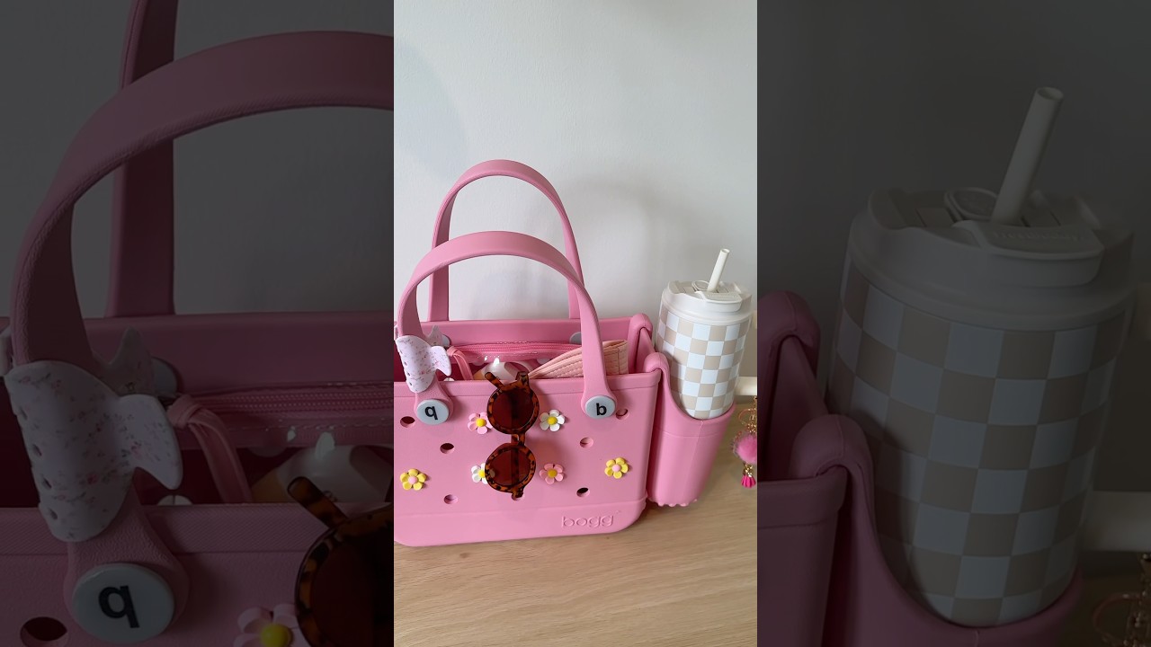 *asmr* pink bogg bag 🎀💗🌸 #asmr #restock #pink #aesthetic #satisfying