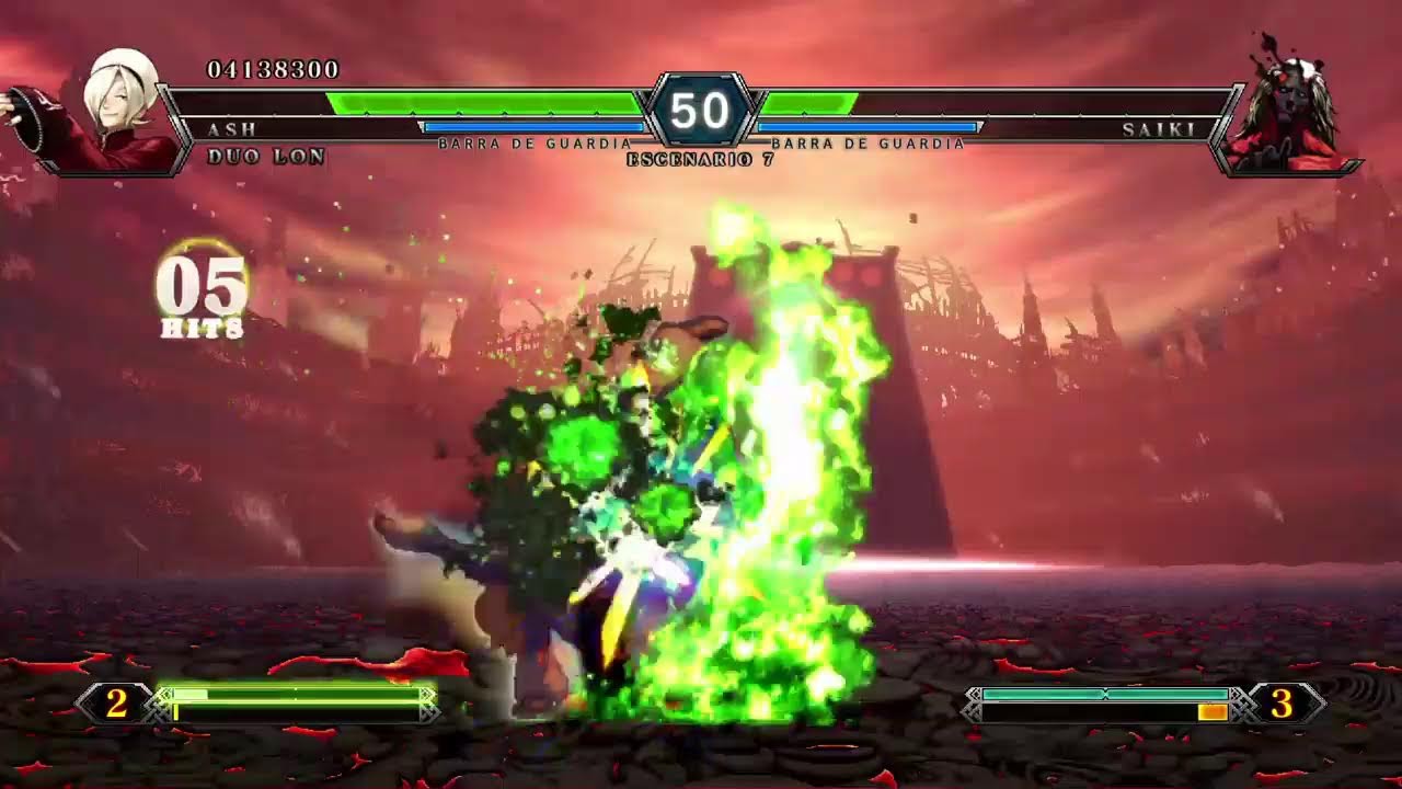 King Of Fighters XIII Arcade Mode Easiest Dificcult As 2003 Hero Team