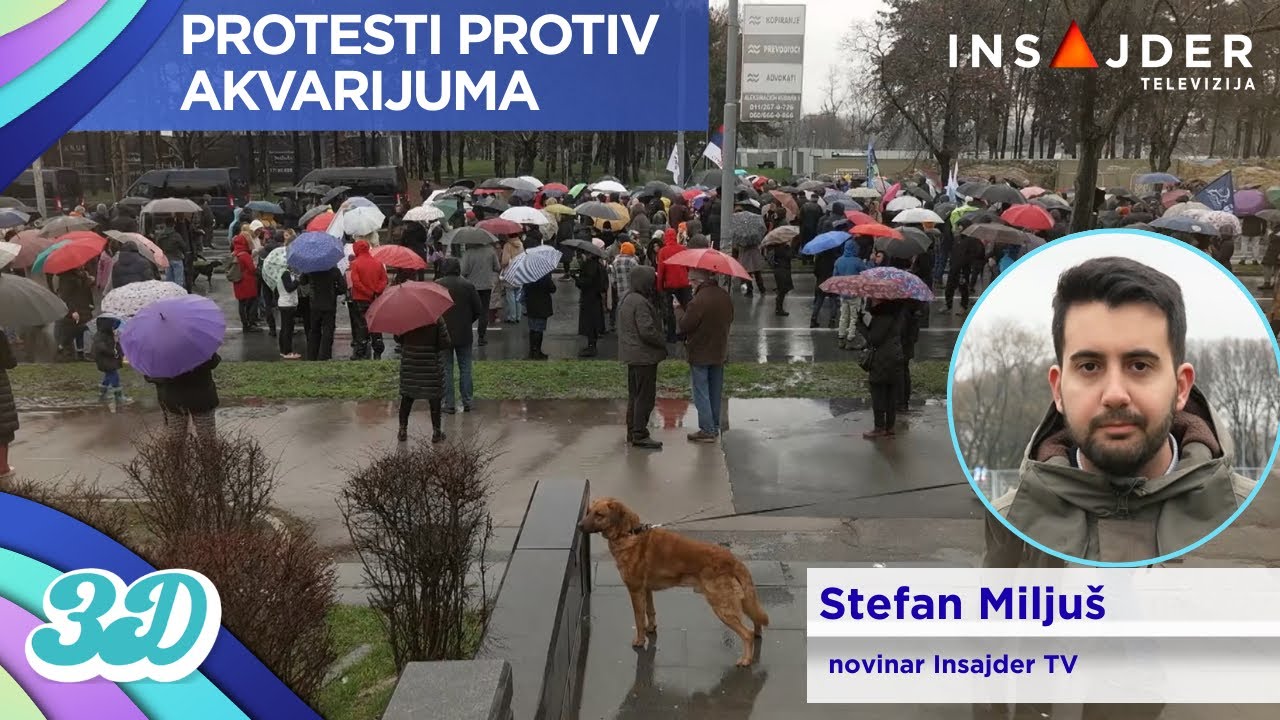 Protest na Ušću – policija razdvajala građane
