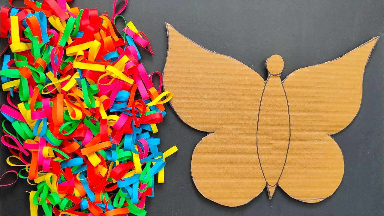 Butterfly Wall Hanging Ideas/Paper Craft For Home Decoration/DIY Wallmate/Home Decoration ||