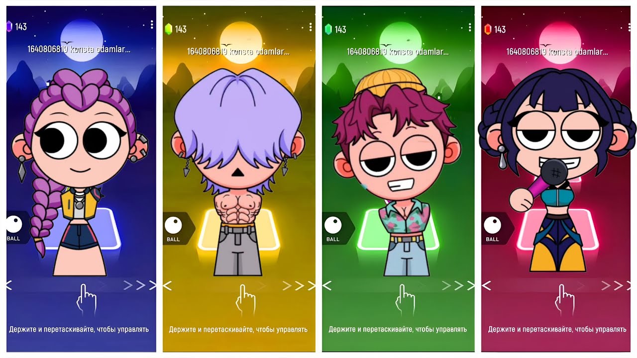 Kpop Demon Hunters: Tiles hop EDM RUSH
