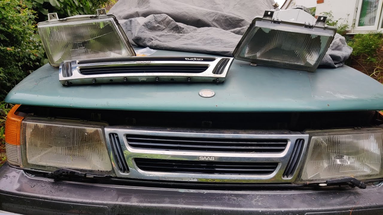 SAAB 900 T16 rescue (ep34): 'how to' headlamp removal