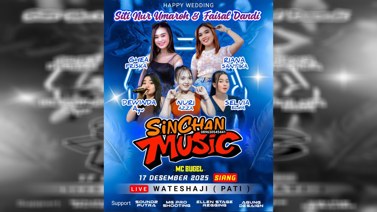 📡Live SHINCAN Music◇Wedding SITI NUR UMAROH & FAISAL DANDI◇Dk.Wateshaji-Pati◇Dua Putra AUDIO