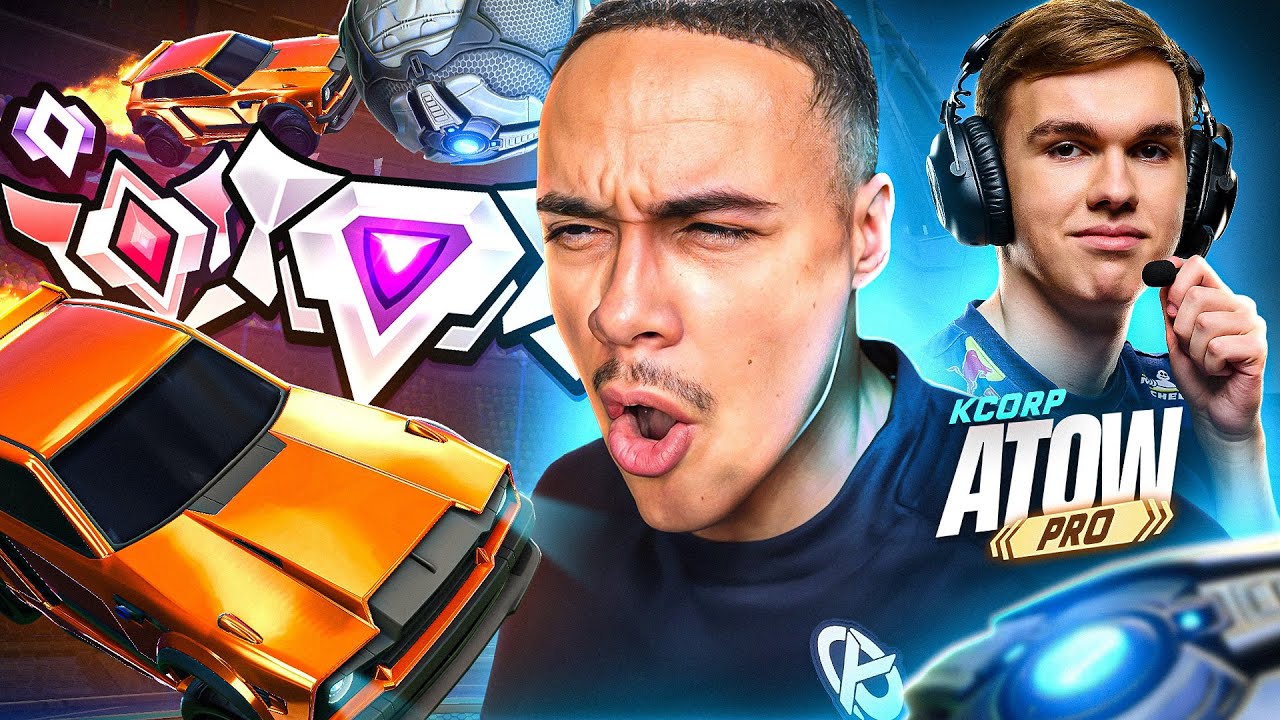 On affronte TOUT LES RANGS Rocket League avec ATOW !!