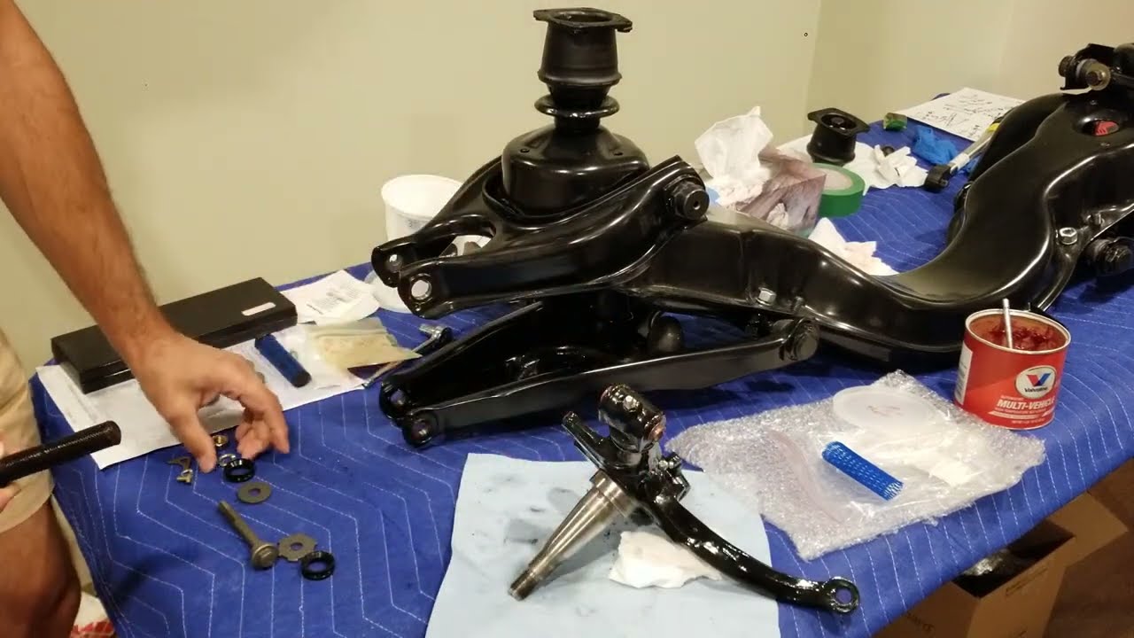 Pagoda spindle assembly, installation on the subframe