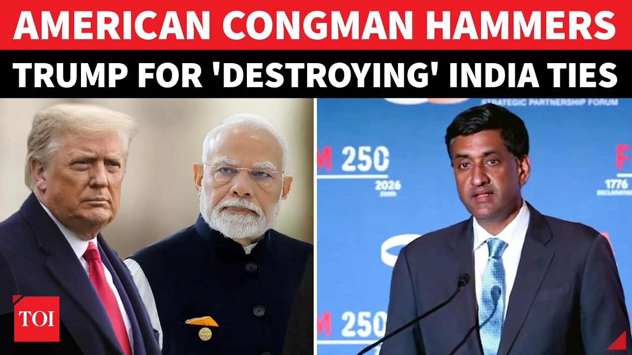 'Generation Of Trust Lost': U.S. Congman Ro Khanna Rips Trump's Anti-India Policies In Fiery Speech