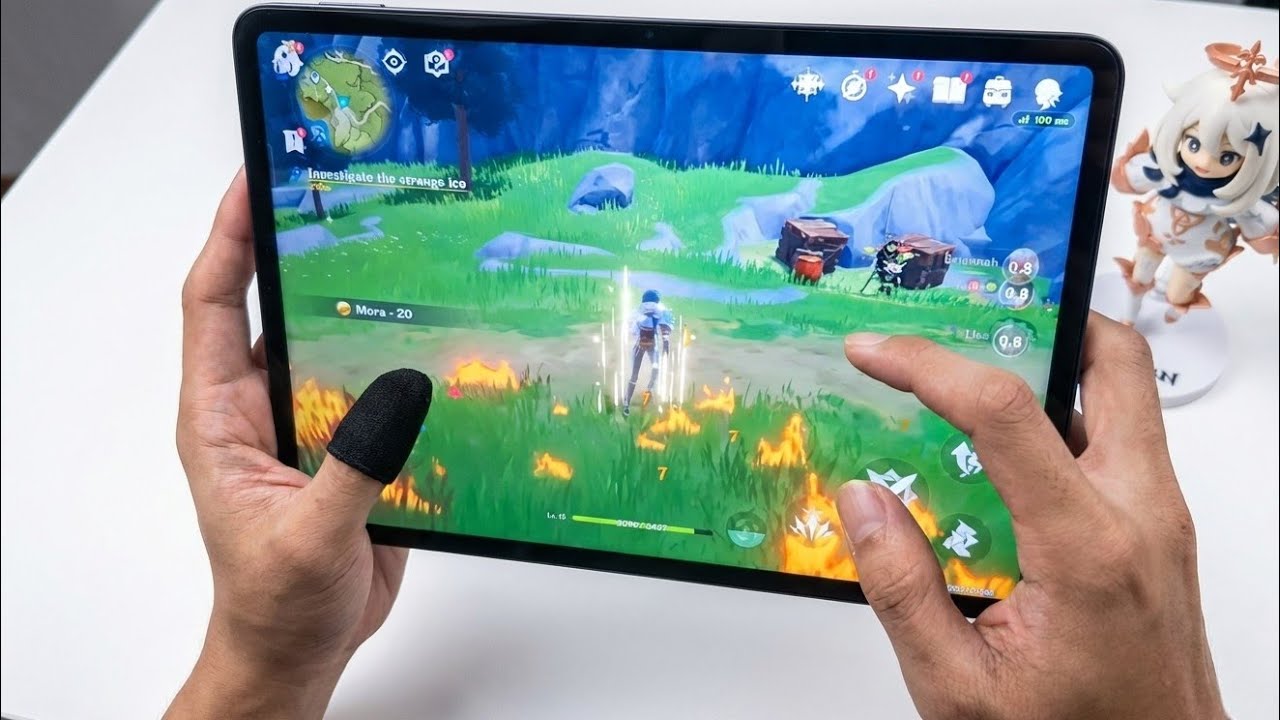 Genshin Impact Gameplay on Xiaomi Pad 7
