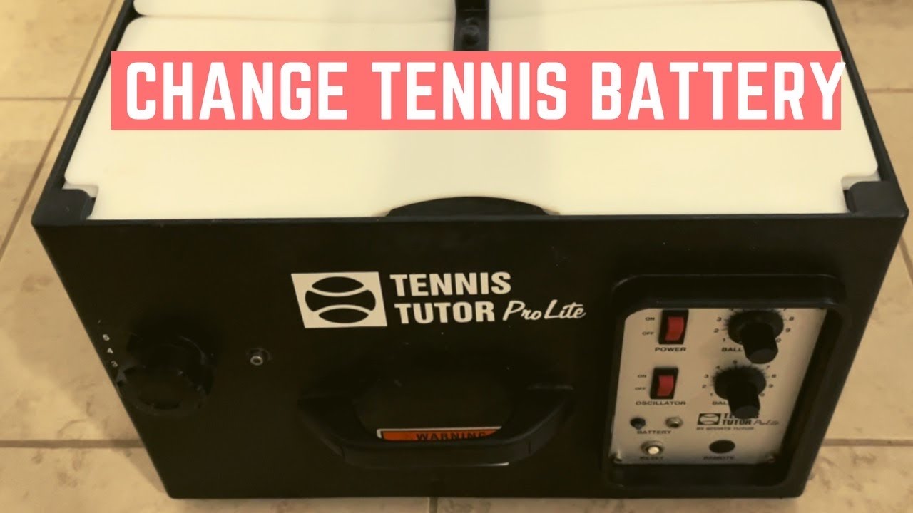 How to Change Battery on Tennis Tutor ProLite / Jr (EASY!)