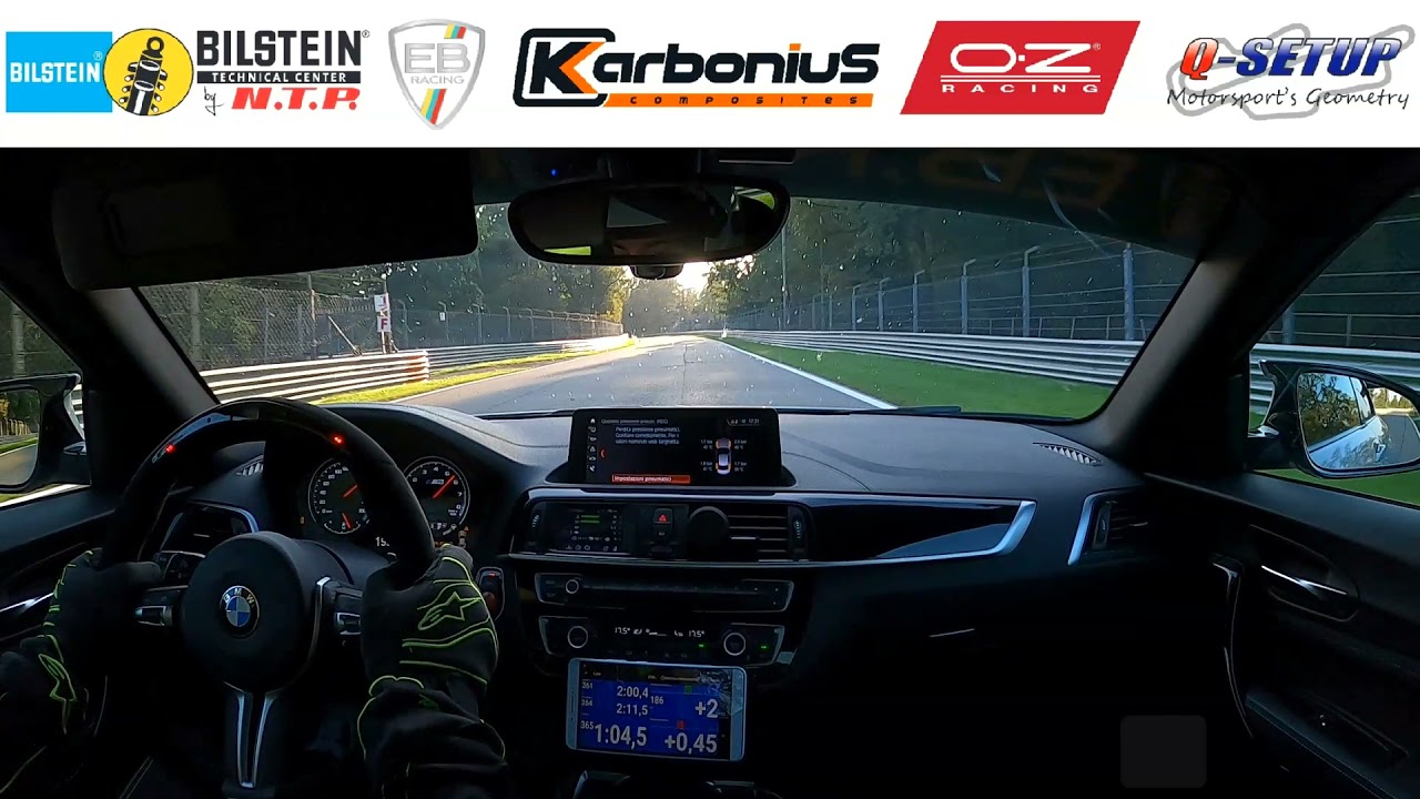 BMW M2 Competition F87N OnBoard-Time Attack Italia- 2:00.7 Monza Circuit