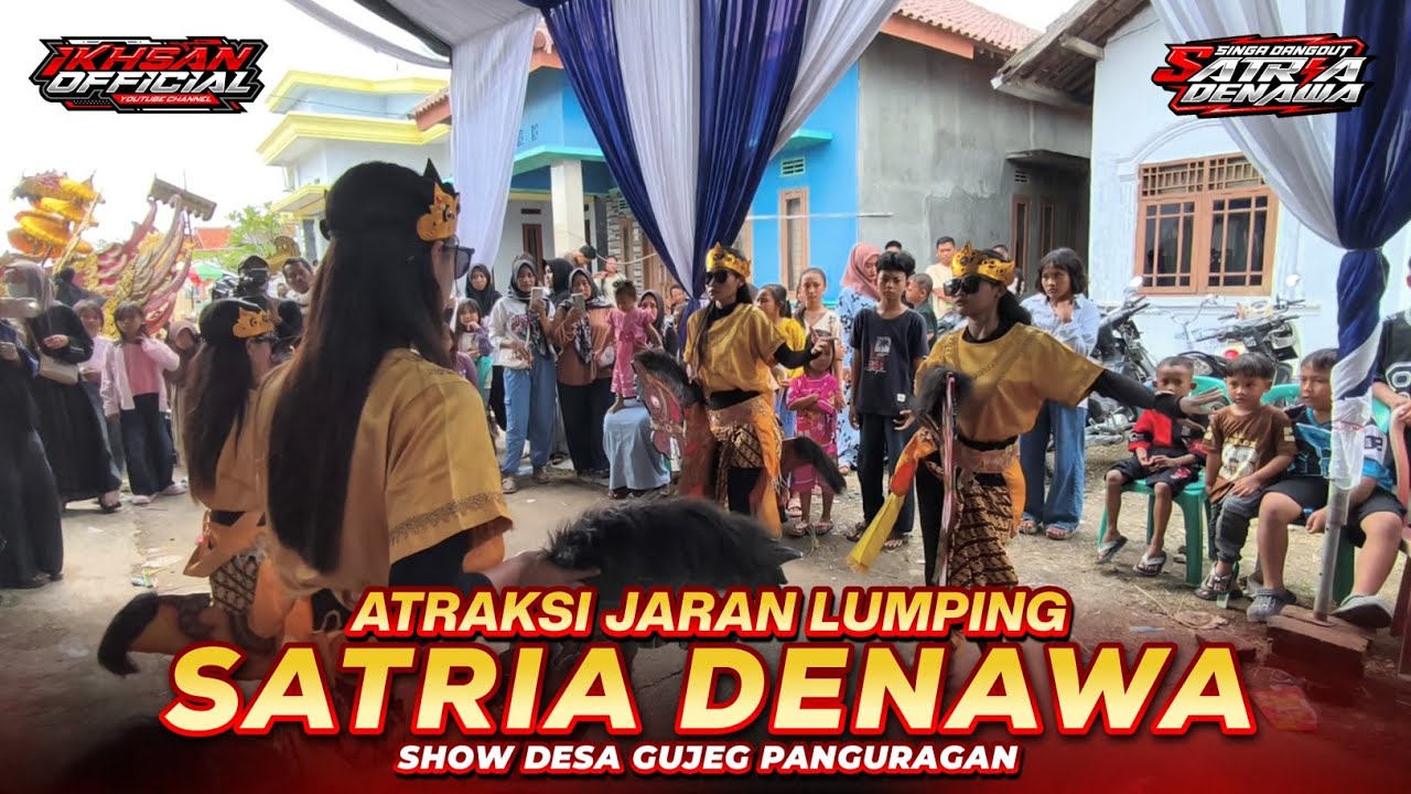 ATRAKSI JARAN LUMPING - SATRIA DENAWA Terbaru LEBARAN 2026 Show DESA GUJEG PANGURAGAN 