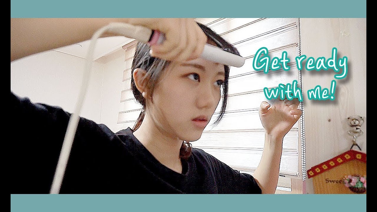 GRWM🏫 같이 학교 갈 준비해요!! 프로지각러의 영화동아리 촬영 가는 겟레디윗미! 고데기하는법/고등학생 [미트]