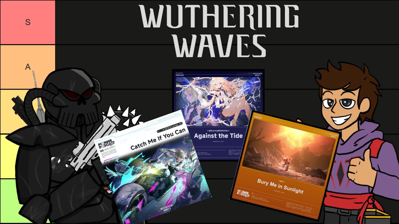 My dad reacts to Music from Wuthering Waves Tier List livestream 