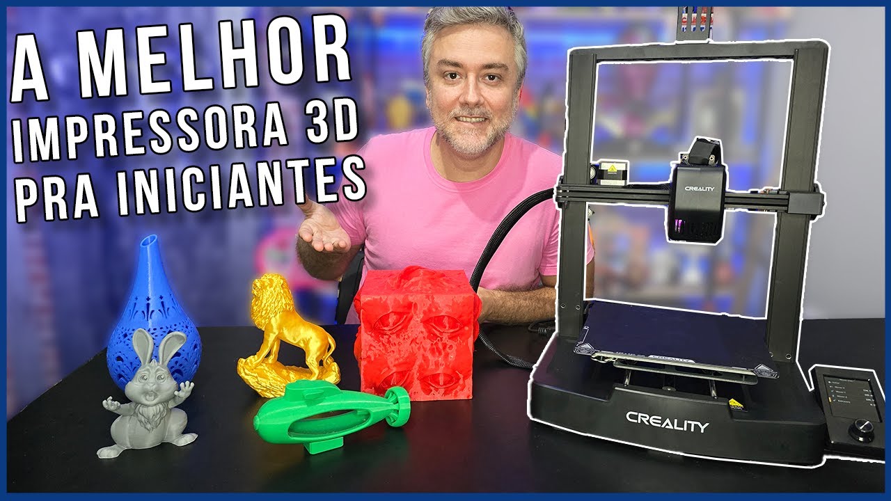 A MELHOR IMPRESSORA 3D PRA QUEM TÁ COMEÇANDO! Creality Ender 3 V3 SE Análise completa!