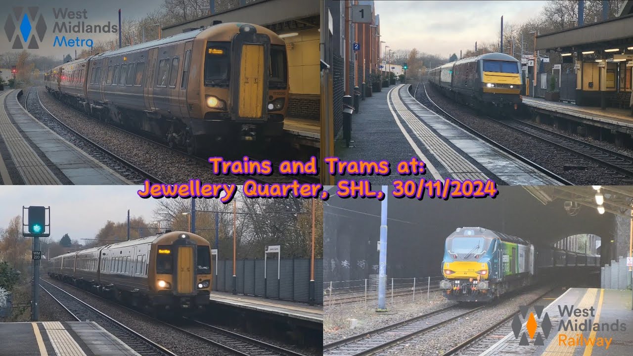 Christmas Advent Calendar 2024 Day 9 | Trains and Trams at: Jewellery Quarter, SHL, 30/11/2024