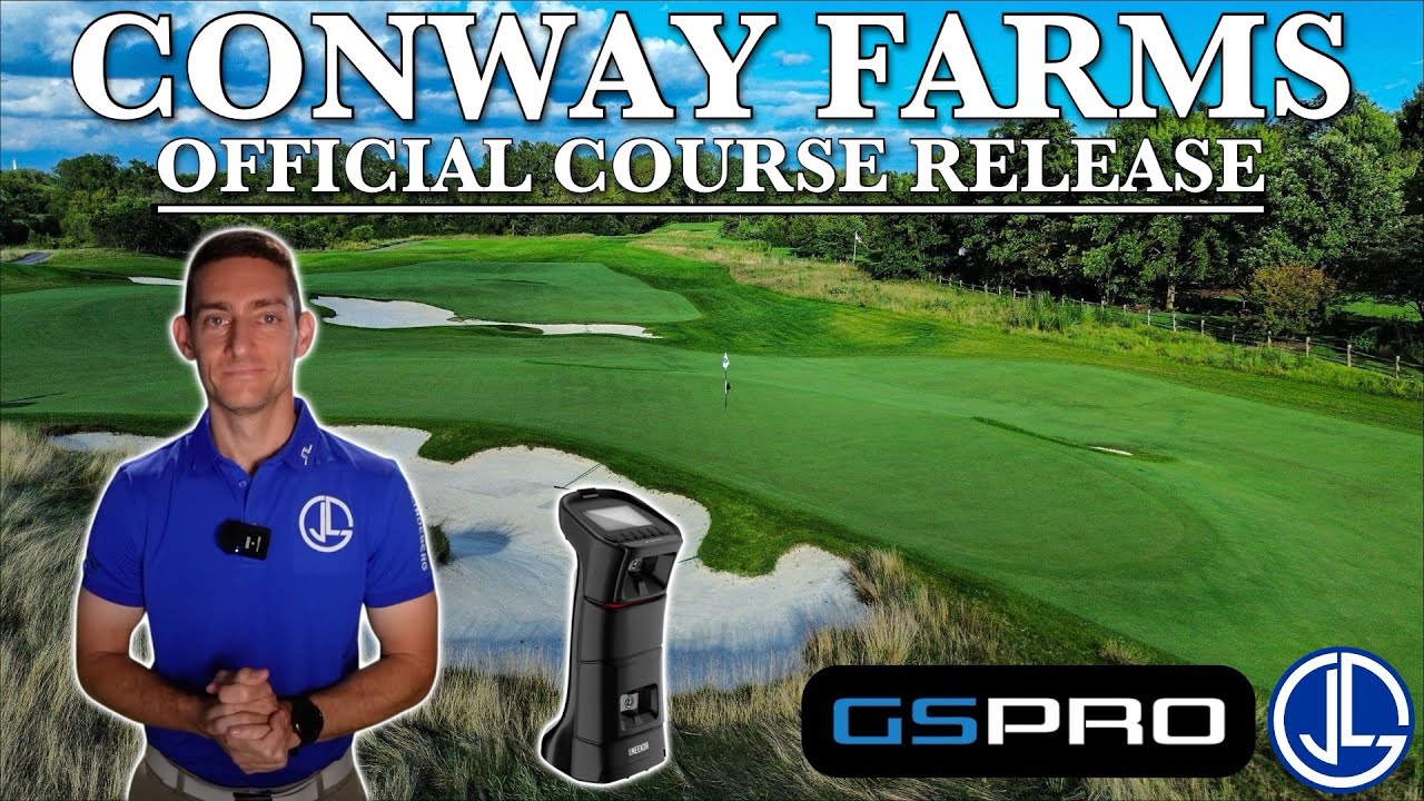 Playing 18 holes with the Uneekor Eye Mini at CONWAY FARMS on GS Pro