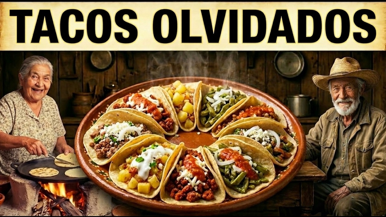 20 TACOS MEXICANOS que HACIA tu ABUELA en TIEMPOS de POBREZA ¡Y Ya NADIE PREPARA!