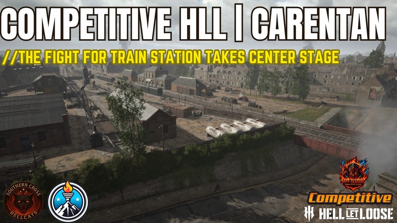 Competitive Hell Let Loose | Carentan Train Station | SCH vs 3LPZ | Console
