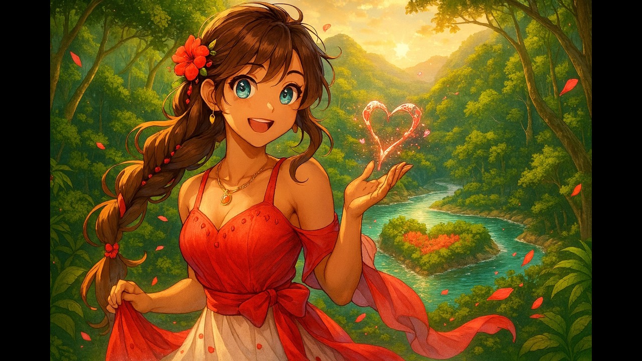 Valentine's Anime Girls of North America | Relaxing Background Music for Sleep