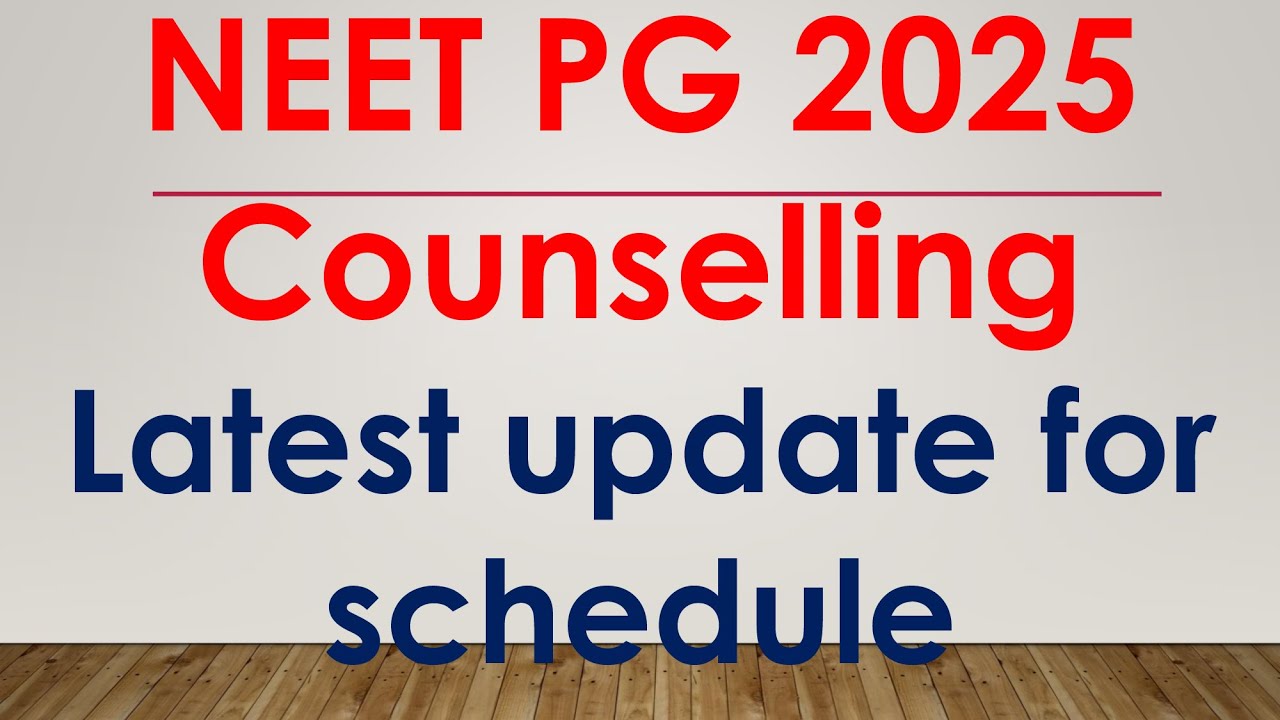 neet pg 2025 counselling schedule,#neetpg2025 neet pg 2025 counselling start date, #neetpgseatmatrix