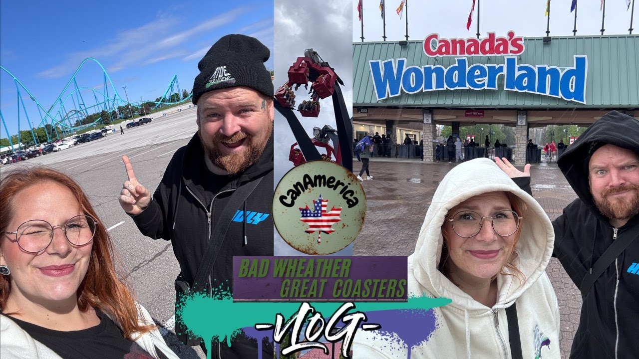 Schlechtes Wetter & grandiose ACHTERBAHNEN in Kanada - Tour Start VLOG in Canada's Wonderland