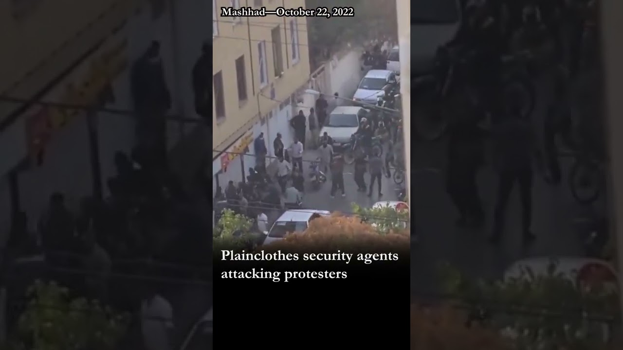 Security forces attack protesters in Mashhad | October 22, 2022