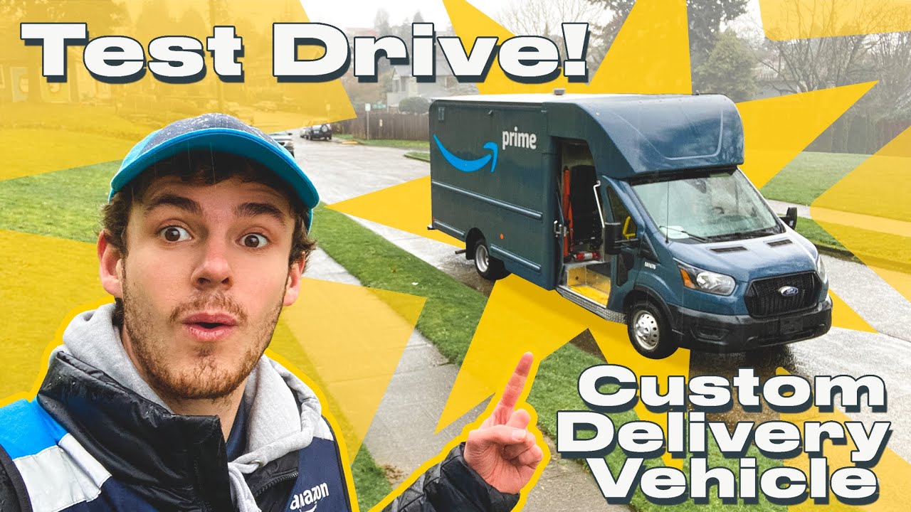 Driving the Amazon Custom Delivery Vehicle!