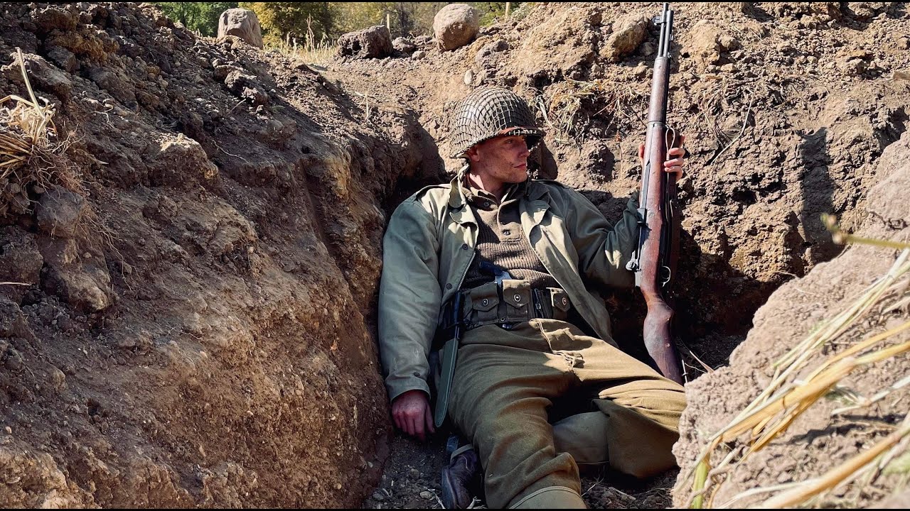 Использование M1 Garand в имитации боя Второй мировой войны | Lauer Farms 2022 Friday Morning Battle