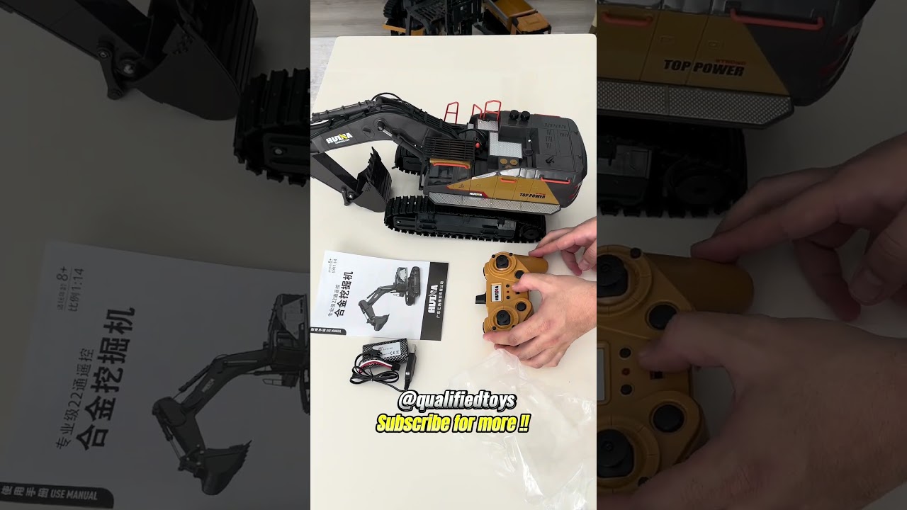 Unboxing Huina 1592 - 22 Ch Rc Excavator #rcexcavator #rcexcavators #huinaexcavator