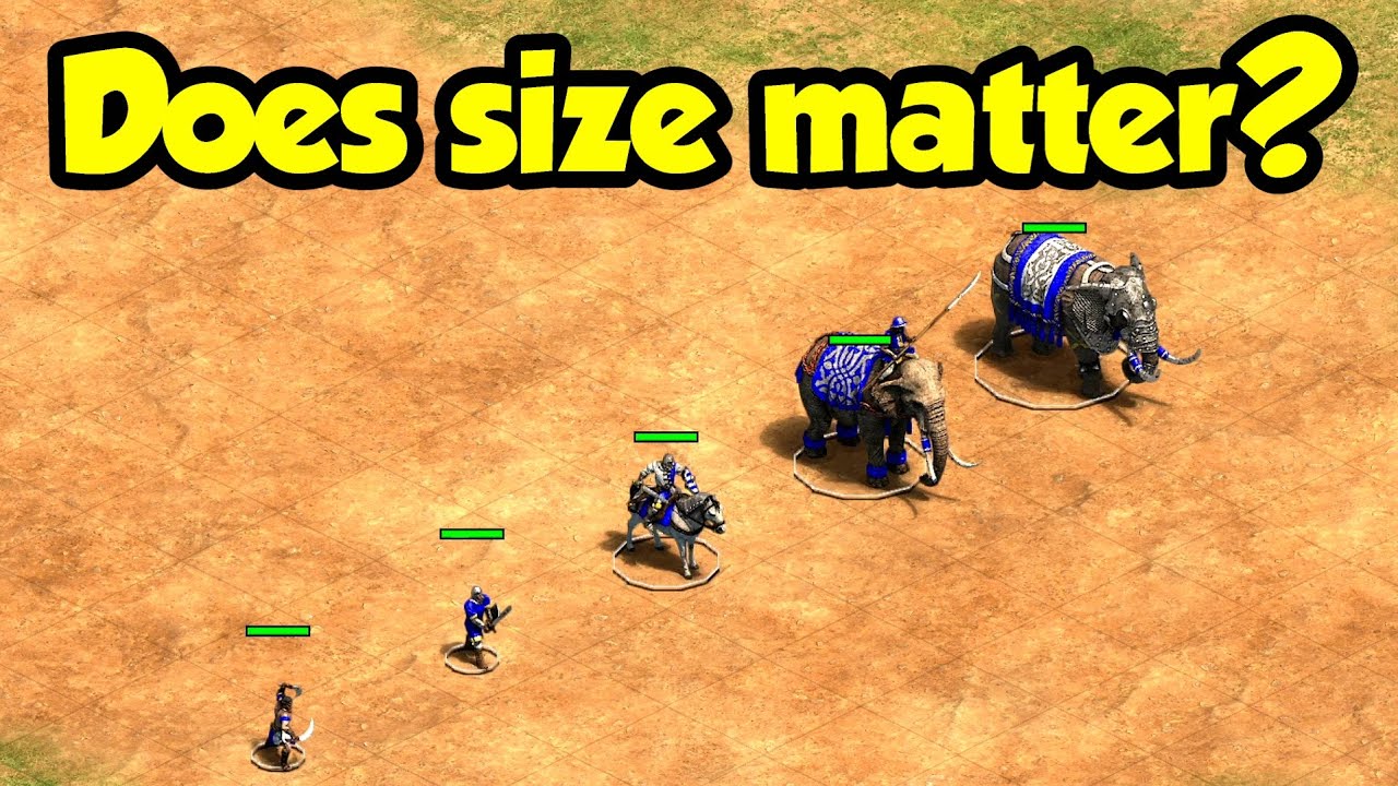 Unit size in AoE2