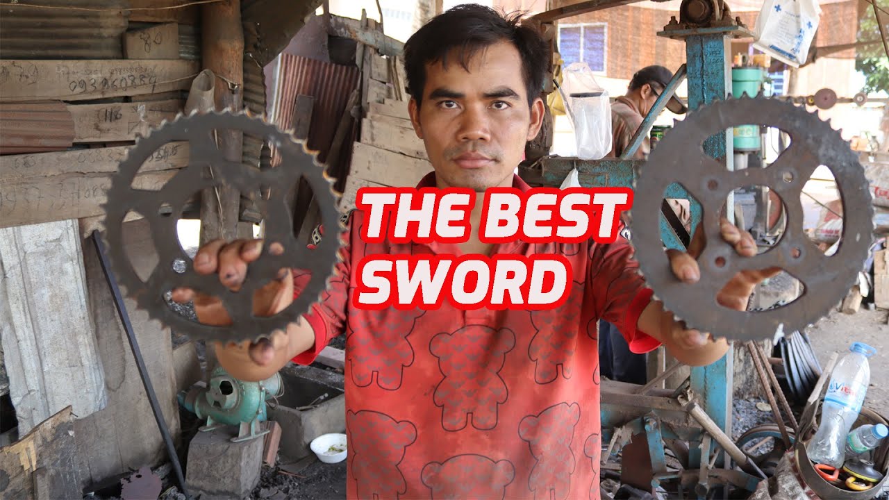 HOW TO MAKE SWORD FROM SPROCKET.