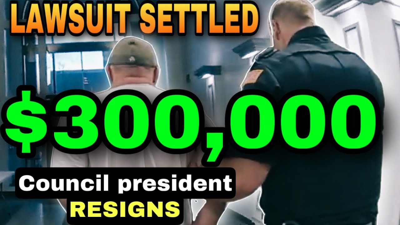 $300k Lawsuit Settlement - City Council President Resigns