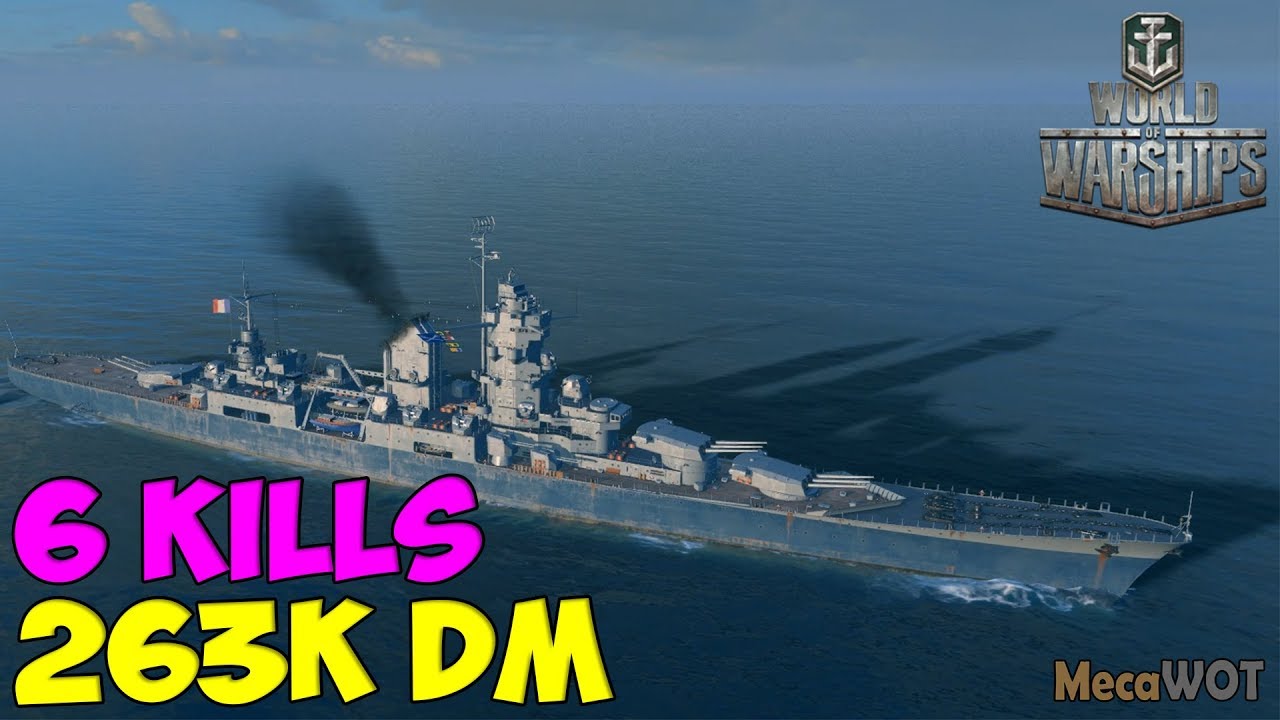 World of WarShips | Henri IV | 6 KILLS | 263K Damage - Replay Gameplay 1080p 60 fps