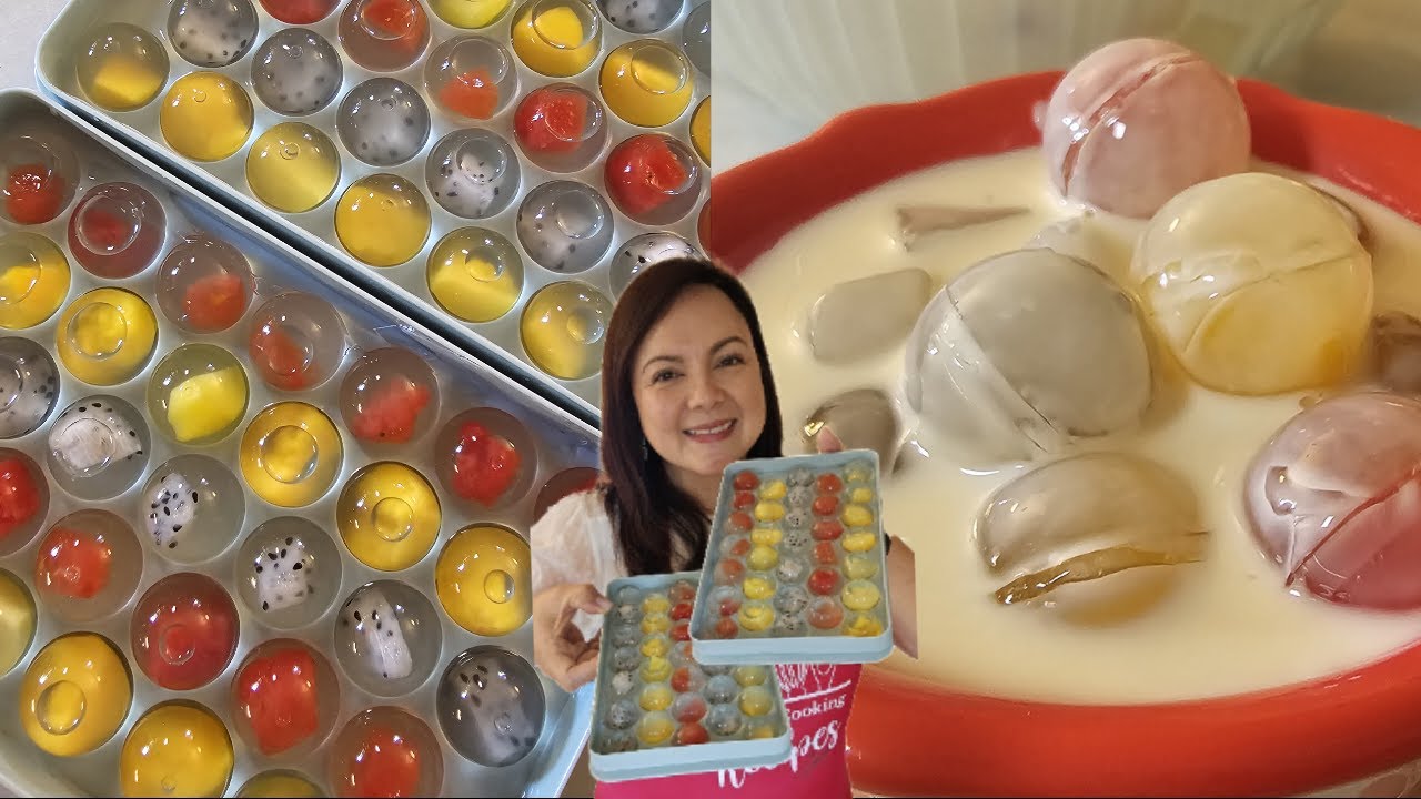 Fruit Jelly Balls. So cute!