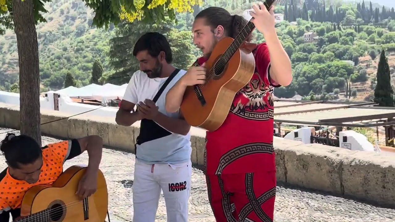El chalo - Duo de guitarra en el mirador de San Nicolas - Granada