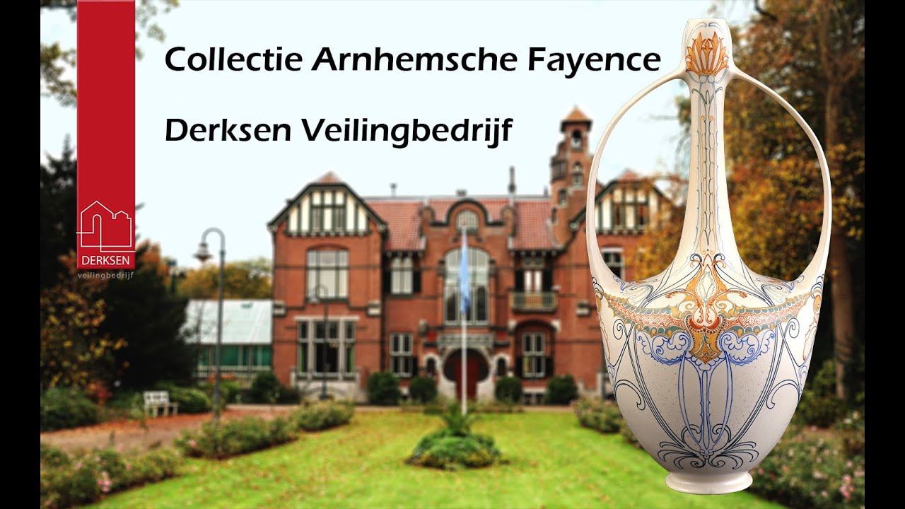 Collectie Arnhemsche Fayence Derksen Veilingbedrijf Arnhem