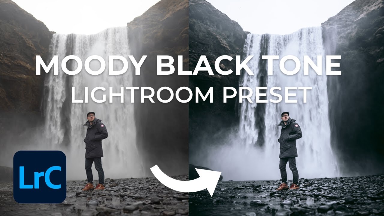 Get the Blue Moody Black Tone With Color Grading - Lightroom Tutorial