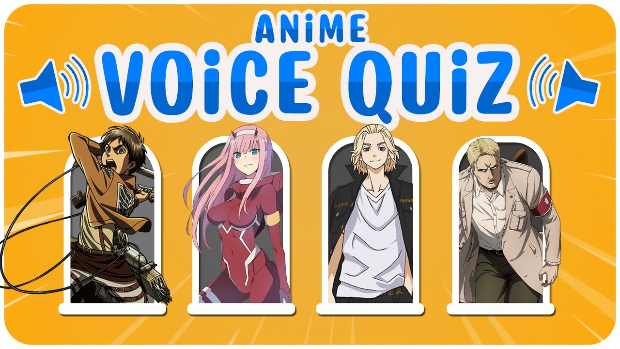 Anime Voice Quiz | Guess the Anime Character Voice in 10 Seconds | Anime Quiz