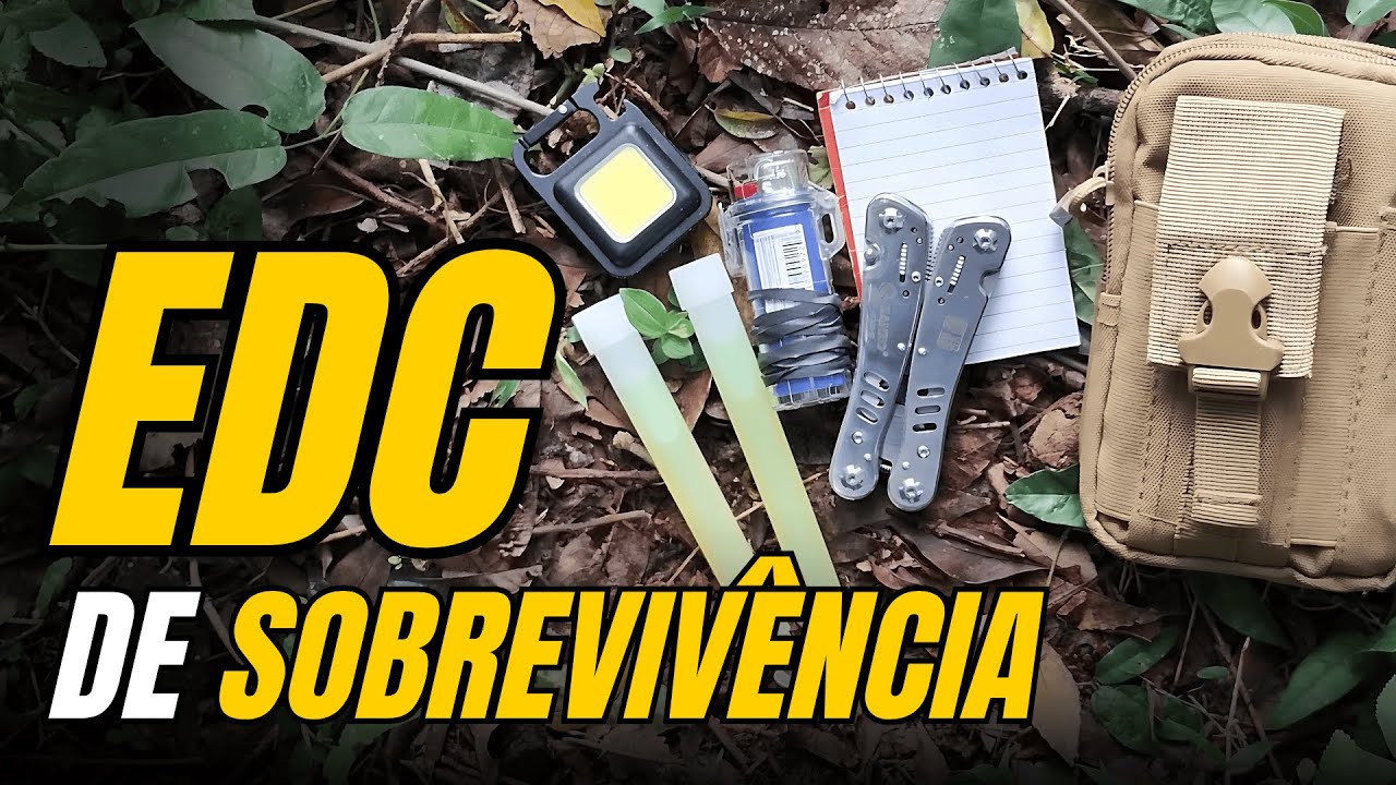EDC de SOBREVIVÊNCIA Exclusivo para Mochila de Emergência 72H