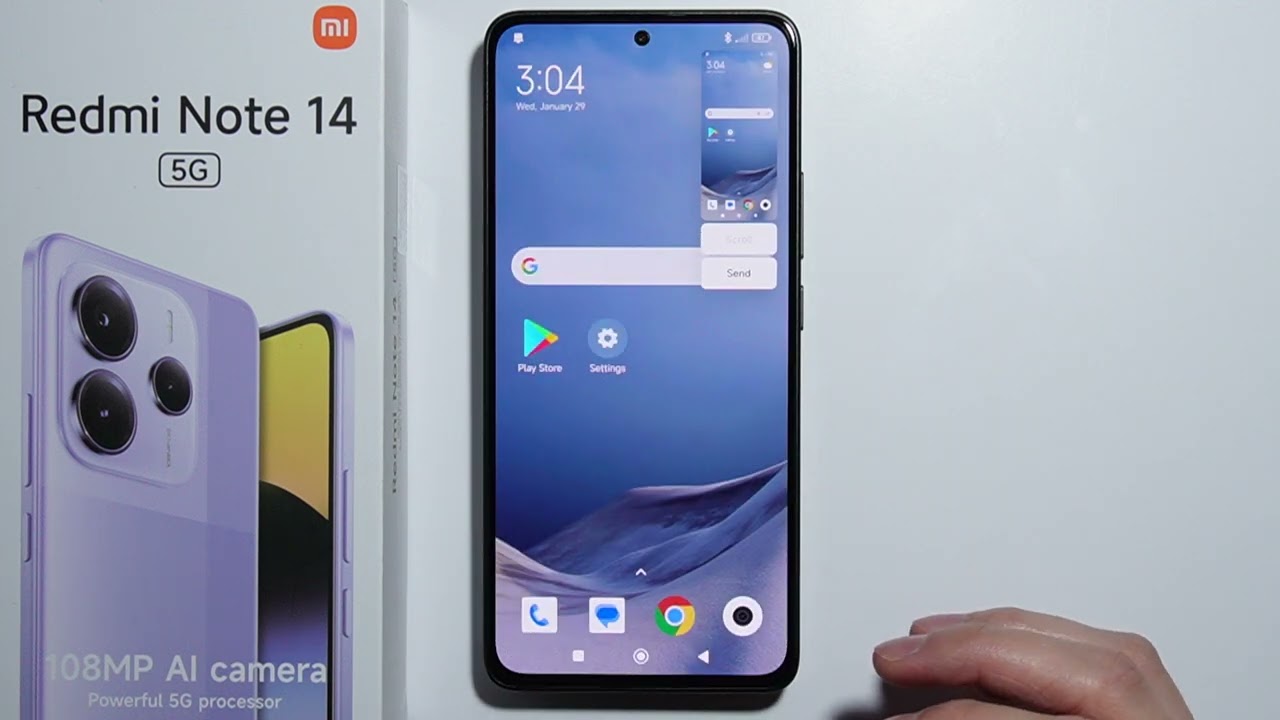 Redmi Note 14: How to Capture Screenshot?