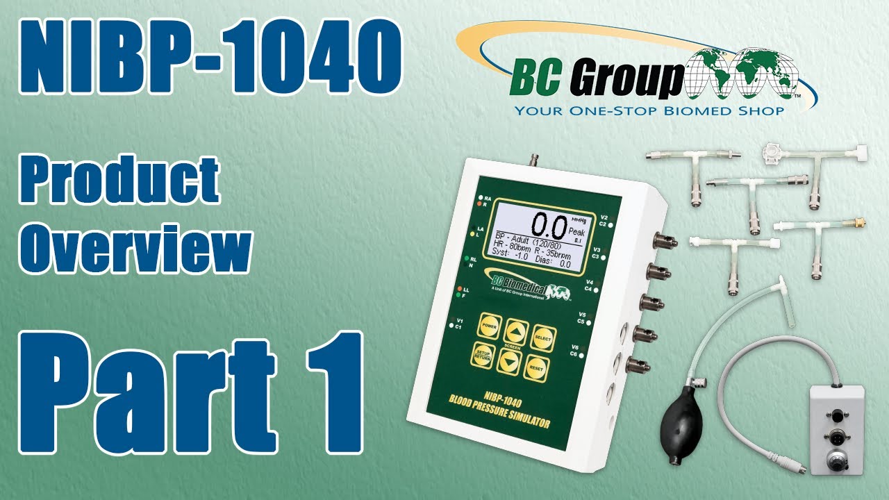 NIBP-1040 - Part 1 of 7: Product Overview