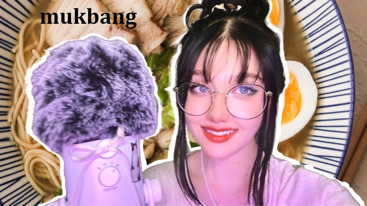 🍜 & 🍊 mukbang ja super real höpöttelyjä || asmr suomi🎤🤍