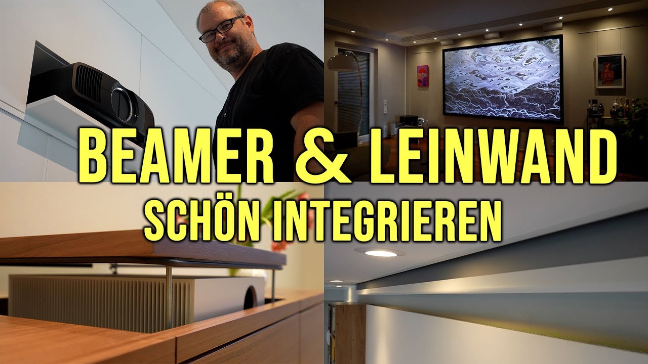Die besten L&ouml;sungen f&uuml;r Beamer & Leinwand im Wohnraum