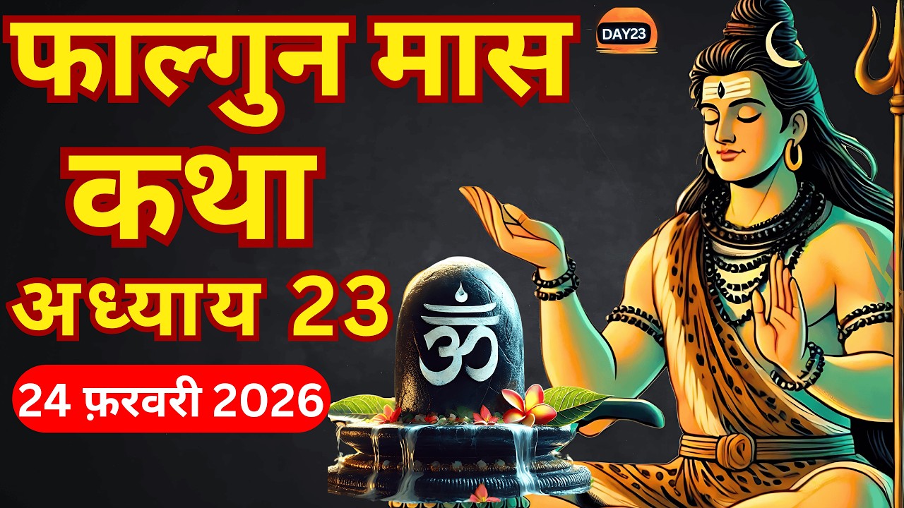 फाल्गुन मास कथा - अध्याय 23 || Falgun Maas Ki Katha Day 23 || Falgun mahatmya adhyay 23