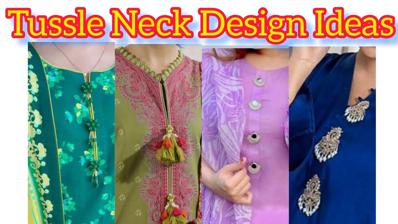 Latest 70+ Neck Design With Fancy Button,Button patti For Kurti/Neck Design Ideas@Creative Ideas